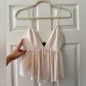NWT Cream Cami Top
